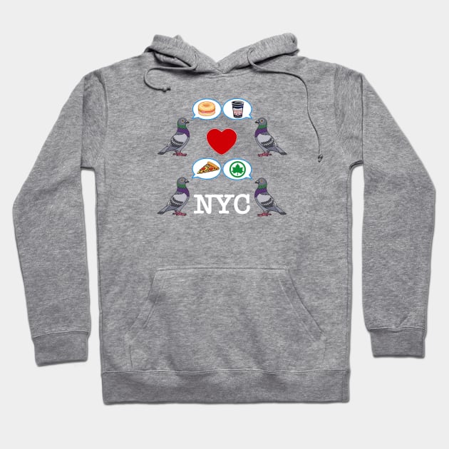 NY City Pigeon Hoodie by Show OFF Your T-shirts!™